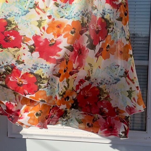 Take 50% OFF- Notations Women's Floral Skirt, Size-M - Picture 2 of 5